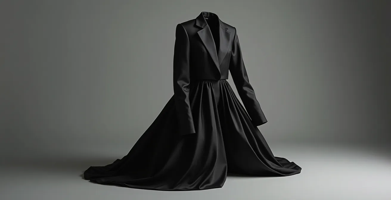 Techniques visuelles pour équilibrer une silhouette en A